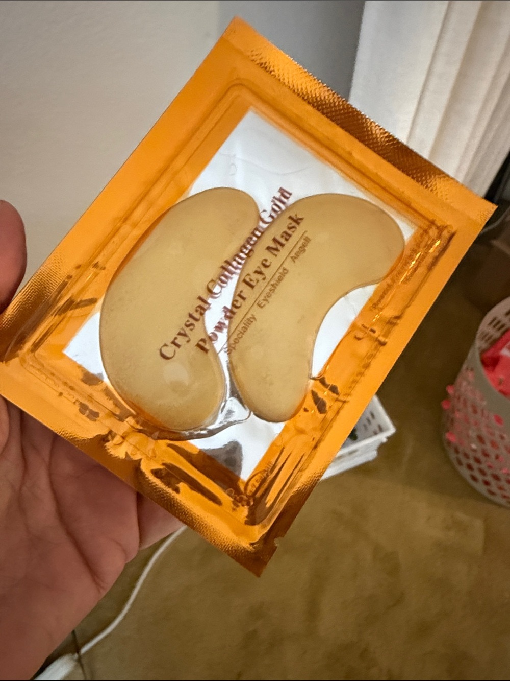 Crystal Collagen Gold Hydrogel Eye Masks - Gold
